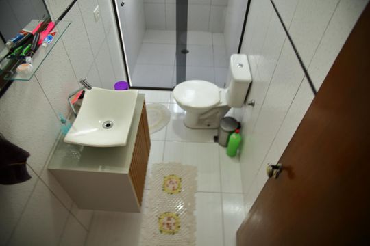 Banheiro Social  de casa à venda com 3 quartos, 259m² em Jardim Nascimento, São Bernardo do Campo