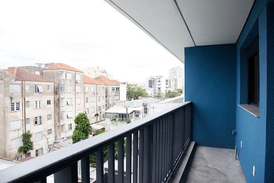 Varanda de apartamento à venda com 3 quartos, 90m² em Cidade Baixa, Porto Alegre