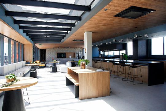 Área Comum - Lounge Gourmet de apartamento à venda com 3 quartos, 90m² em Cidade Baixa, Porto Alegre