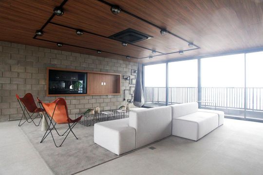 Área Comum - Lounge 1 de apartamento à venda com 3 quartos, 90m² em Cidade Baixa, Porto Alegre