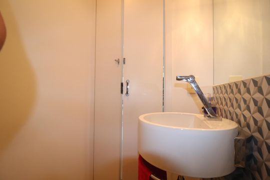 Lavabo de apartamento à venda com 3 quartos, 115m² em Jardim, Santo André