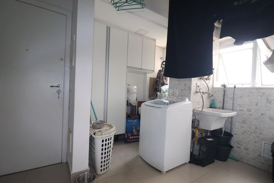Área de Serviço de apartamento à venda com 3 quartos, 115m² em Jardim, Santo André