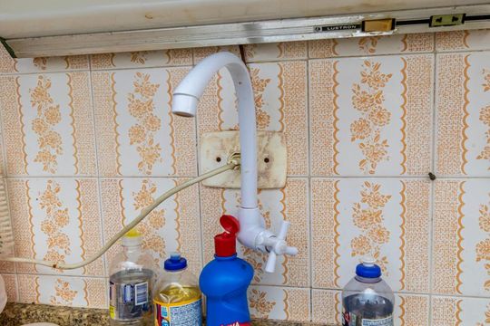 Cozinha - Torneira de apartamento à venda com 2 quartos, 76m² em Vila da Penha, Rio de Janeiro