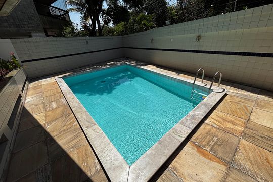 Área comum - Piscina de apartamento para alugar com 3 quartos, 153m² em Recreio dos Bandeirantes, Rio de Janeiro