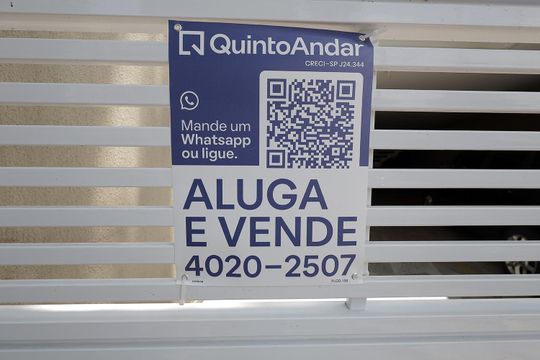Placa Instalada - 05/12/2025 - PLQG-198 de apartamento à venda com 2 quartos, 47m² em Vila Curuçá, Santo André