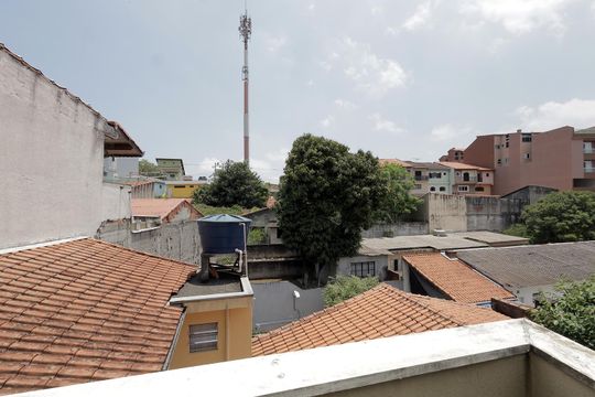 Vista da Sacada de apartamento à venda com 2 quartos, 47m² em Vila Curuçá, Santo André