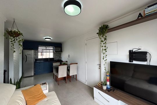 Sala de apartamento à venda com 2 quartos, 55m² em São Miguel, São Leopoldo
