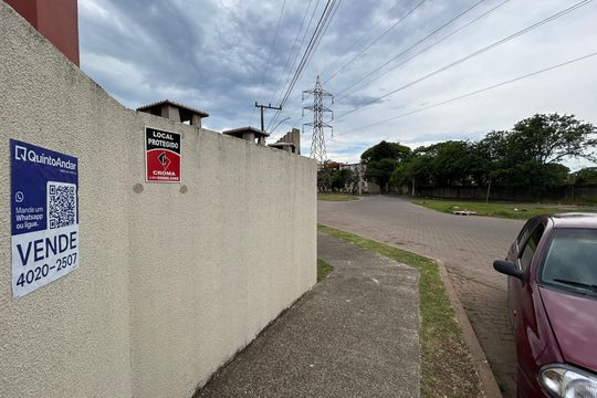 Placa Visibilidade para a rua de apartamento à venda com 2 quartos, 55m² em São Miguel, São Leopoldo