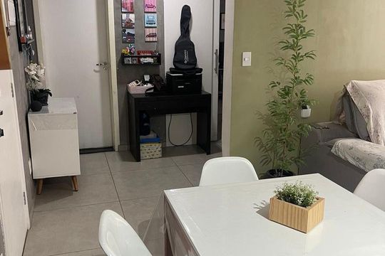 Sala/cozinha de kitnet/studio à venda com 1 quarto, 35m² em Santana, São Paulo