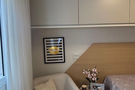 Banheiro de apartamento à venda com 3 quartos, 92m² em Vila Apiai, Santo André