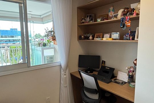 Quarto 2 de apartamento à venda com 3 quartos, 92m² em Vila Apiai, Santo André