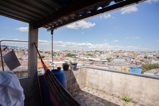 VARANDA DA GARAGEM de casa à venda com 3 quartos, 250m² em Sítio do Morro, São Paulo