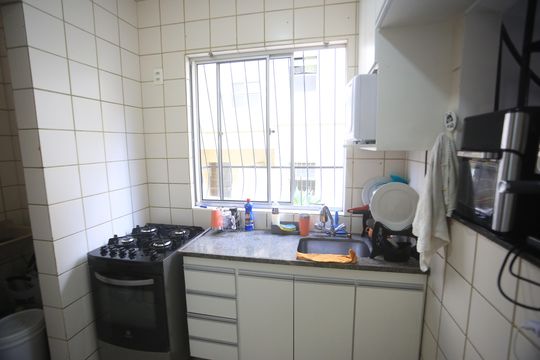 Cozinha de apartamento à venda com 3 quartos, 150m² em Estoril, Belo Horizonte