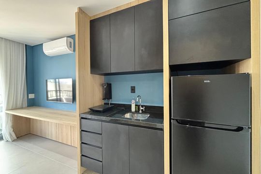 Studio de kitnet/studio para alugar com 1 quarto, 25m² em Vila Olímpia, São Paulo