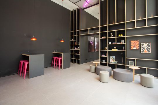 Área comum de kitnet/studio para alugar com 1 quarto, 25m² em Vila Olímpia, São Paulo
