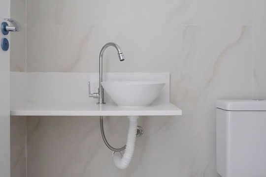 Lavabo de apartamento à venda com 3 quartos, 120m² em Barcelona, São Caetano do Sul