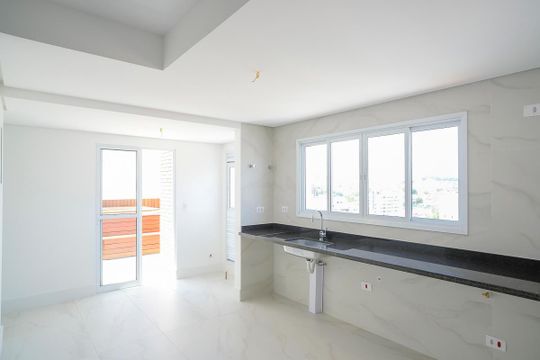 Cozinha de apartamento à venda com 3 quartos, 120m² em Barcelona, São Caetano do Sul