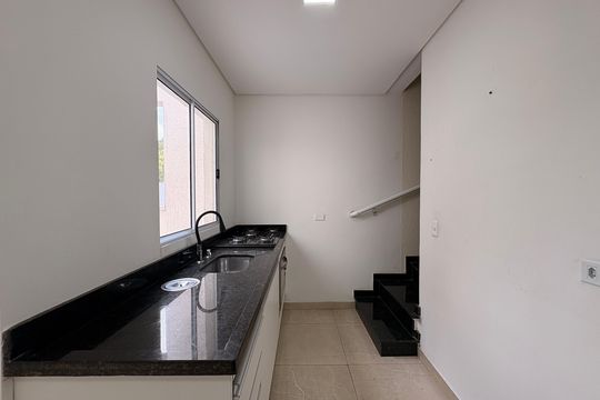 Cozinha de apartamento à venda com 2 quartos, 95m² em Parque Novo Oratório, Santo André