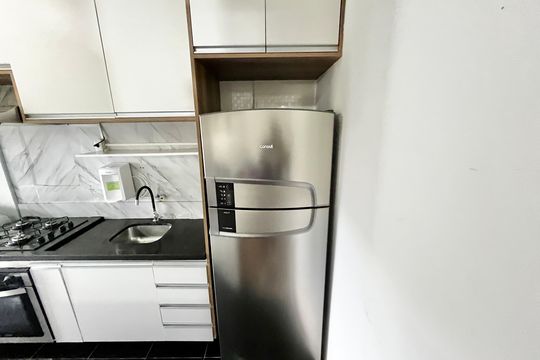 Cozinha de apartamento para alugar com 2 quartos, 48m² em Vila Bela Vista (zona Norte), São Paulo
