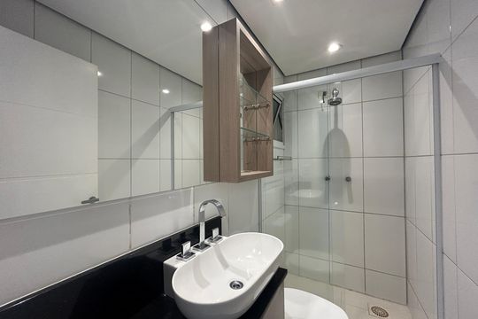 Banheiro de apartamento para alugar com 4 quartos, 140m² em Scharlau, São Leopoldo