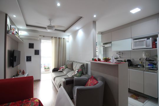 Sala de apartamento à venda com 2 quartos, 59m² em Taquara, Rio de Janeiro