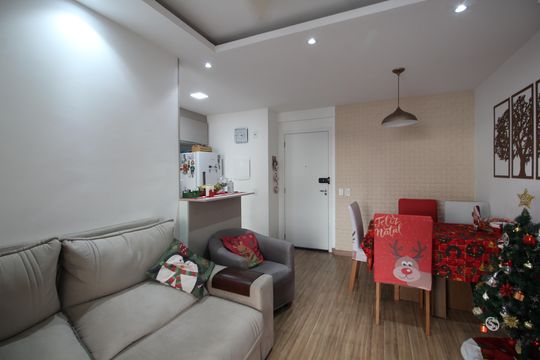Sala de apartamento à venda com 2 quartos, 59m² em Taquara, Rio de Janeiro