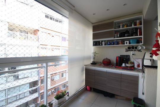 Varanda de apartamento à venda com 2 quartos, 59m² em Taquara, Rio de Janeiro