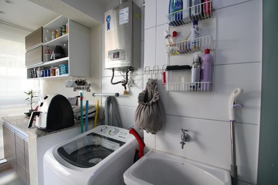 Área de Serviço de apartamento à venda com 2 quartos, 59m² em Taquara, Rio de Janeiro