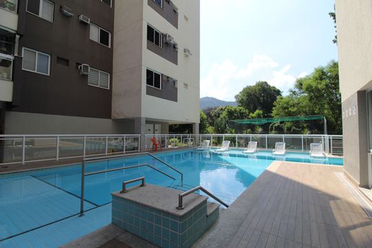 Piscina de apartamento à venda com 2 quartos, 59m² em Taquara, Rio de Janeiro