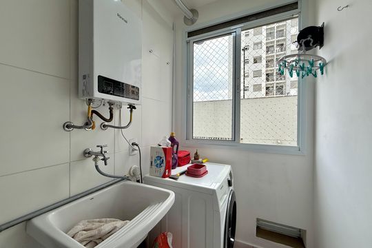 Área de Serviço de apartamento à venda com 2 quartos, 43m² em Santo Amaro, São Paulo
