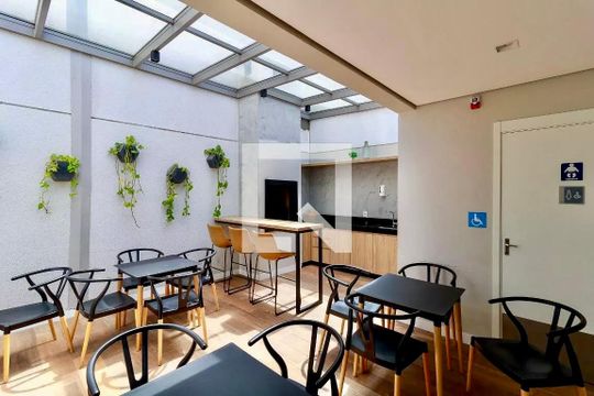 Churrasqueira  de apartamento à venda com 2 quartos, 43m² em Santo Amaro, São Paulo