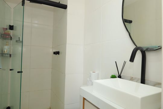 Banheiro de apartamento à venda com 2 quartos, 40m² em Cidade Líder, São Paulo