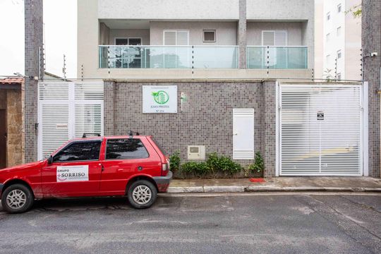 Fachada e portaria de apartamento à venda com 3 quartos, 74m² em Centro, Diadema