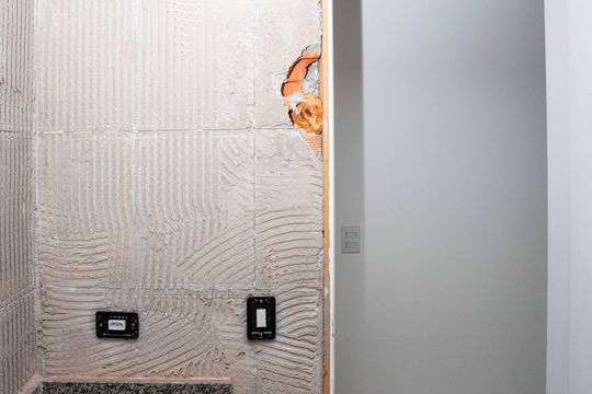 Banheiro da Suíte de apartamento à venda com 3 quartos, 74m² em Centro, Diadema