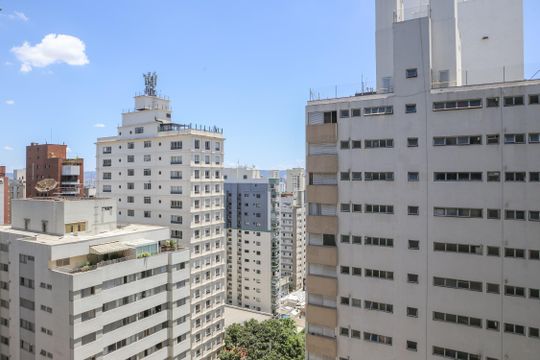 Vista da Sacada de kitnet/studio para alugar com 1 quarto, 23m² em Perdizes, São Paulo
