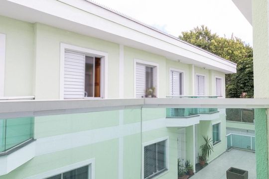Varanda do Quarto 1 de casa de condomínio para alugar com 3 quartos, 86m² em Vila Guilhermina, São Paulo