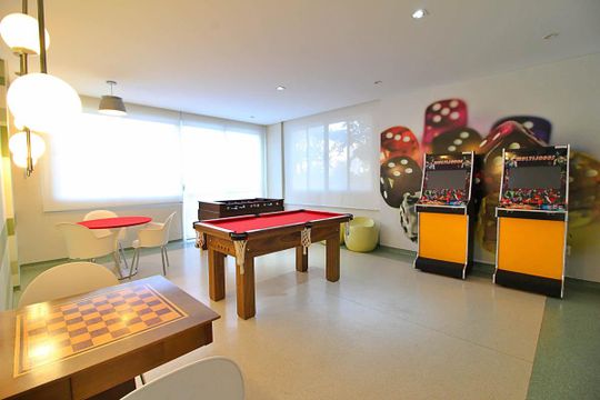 Sala de Jogos de apartamento para alugar com 1 quarto, 70m² em Vila Valparaíso, Santo André