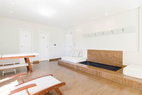 Saúna de apartamento para alugar com 1 quarto, 70m² em Vila Valparaíso, Santo André