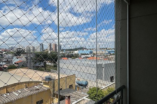 Sala - Sala de Jantar Varanda de apartamento para alugar com 1 quarto, 70m² em Vila Valparaíso, Santo André