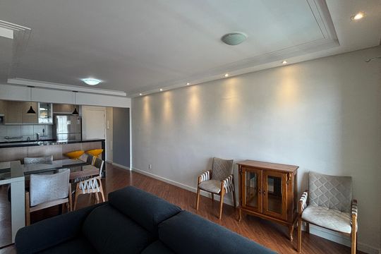 Sala - Sala de Jantar de apartamento para alugar com 1 quarto, 70m² em Vila Valparaíso, Santo André