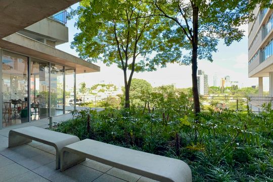 Área comum de apartamento para alugar com 1 quarto, 56m² em Vila Madalena, São Paulo