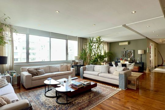 Sala de apartamento à venda com 4 quartos, 500m² em Jardim Europa, São Paulo