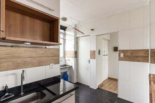Cozinha de apartamento à venda com 3 quartos, 100m² em Vila Buarque, São Paulo