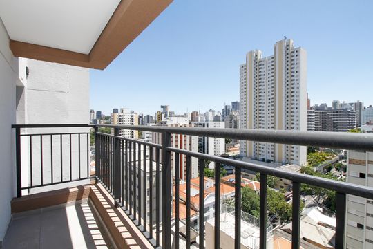 Varanda de apartamento para alugar com 2 quartos, 40m² em Pinheiros, São Paulo