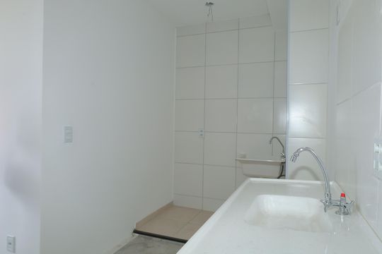 Cozinha de apartamento à venda com 2 quartos, 34m² em Vila Norma, São Paulo