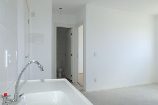 Cozinha de apartamento à venda com 2 quartos, 34m² em Vila Norma, São Paulo