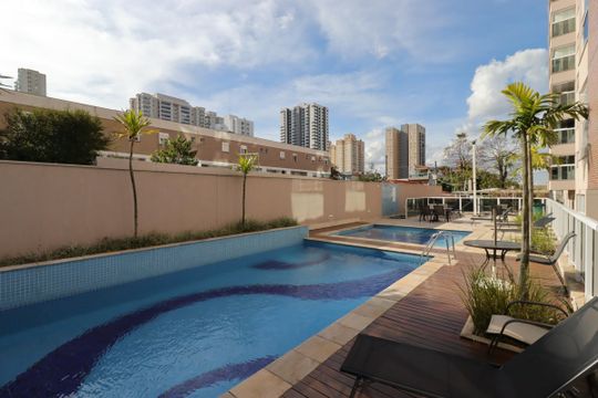 Área Comum - Piscina de apartamento à venda com 2 quartos, 74m² em Campestre, Santo André