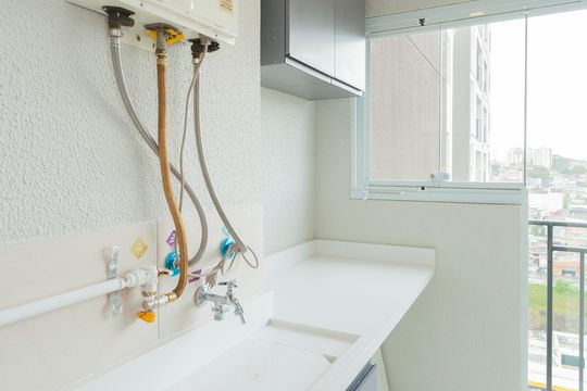 Área de Serviço de apartamento à venda com 2 quartos, 40m² em Jardim Santo Antoninho, São Paulo