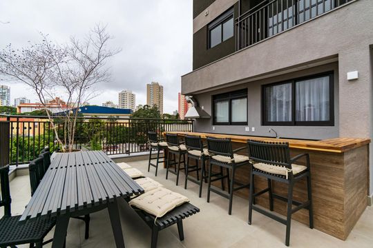 Área comum de apartamento para alugar com 1 quarto, 29m² em Jardim Prudência, São Paulo