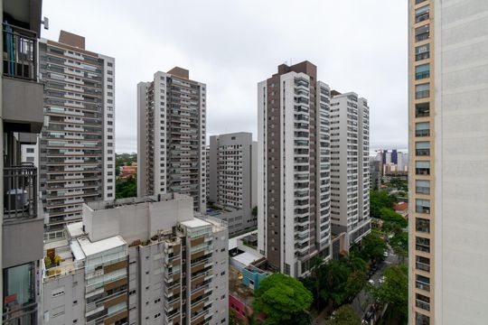 Vista da Sacada  de apartamento para alugar com 1 quarto, 29m² em Jardim Prudência, São Paulo